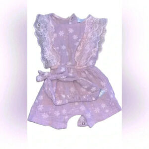 Girls 3/6 months outfit with headband